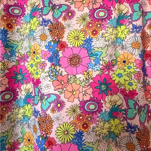 SSYS Pink Floral Two-Piece Shirt and Skort Set - Picture 2 of 11